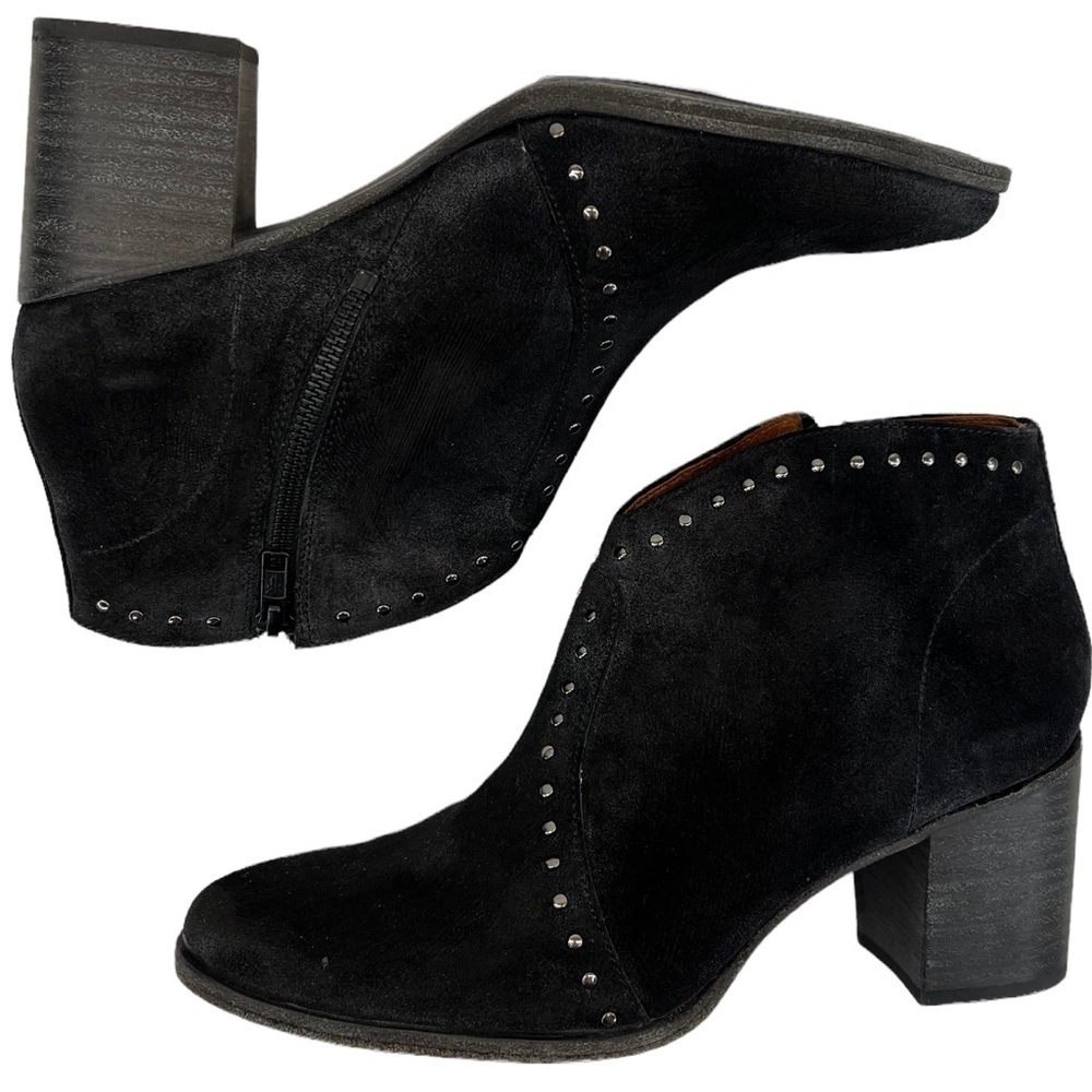 Frye Women’s Nora Stud Zip Short Booties Boots - Picture 9 of 14